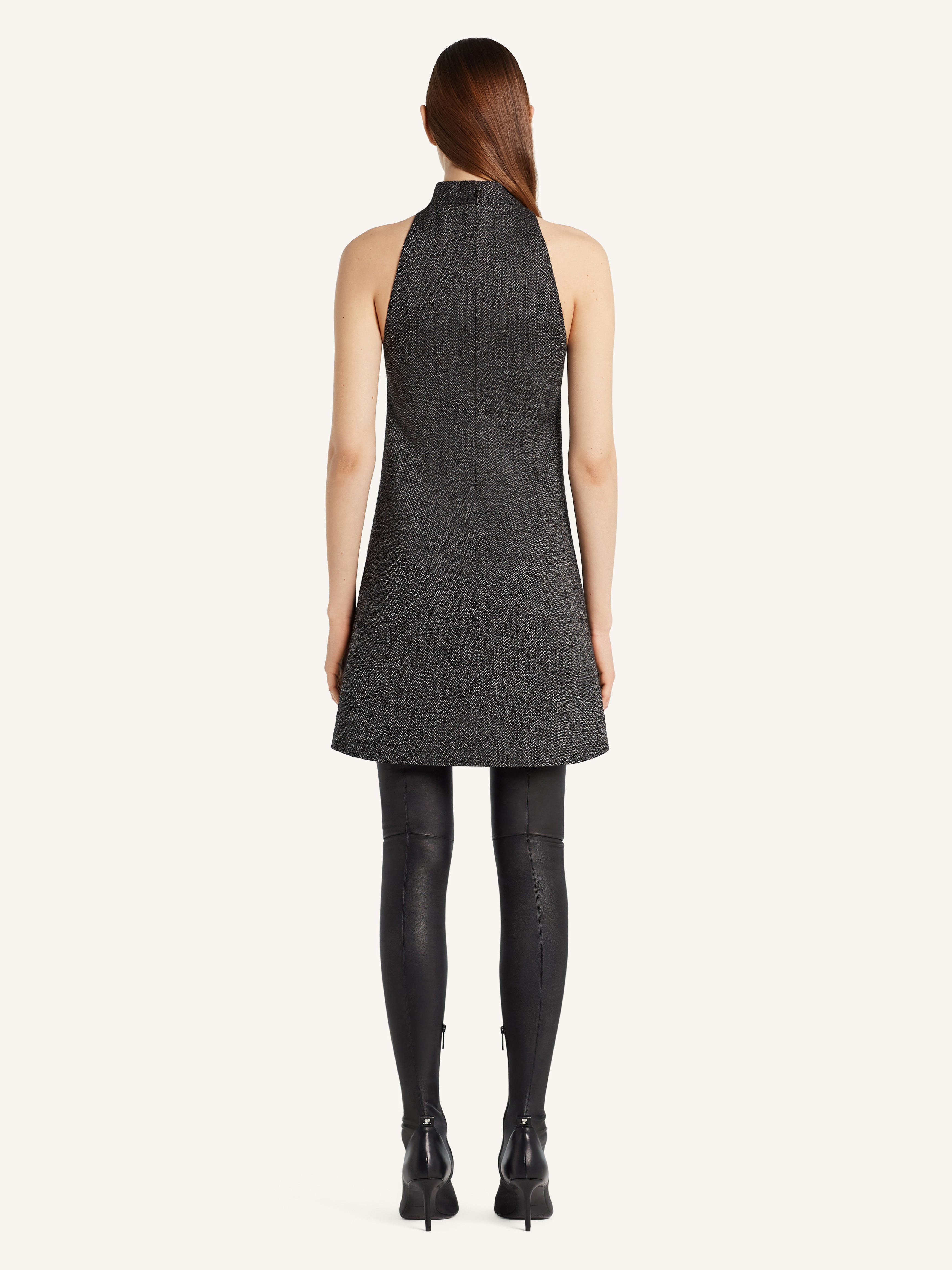 HERITAGE CAVIAR A-LINE DRESS - 4
