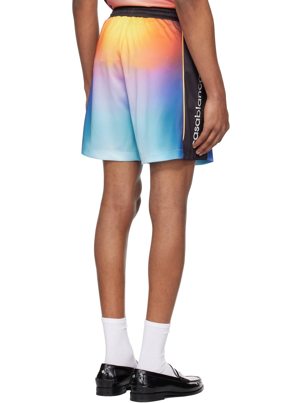 Multicolor Gradient Football Shorts - 3