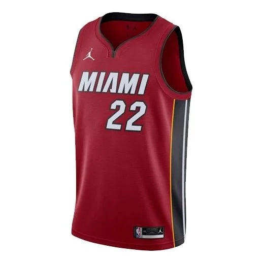 Men's Air Jordan Basketball Sports SW Fan Edition 20-21 Season Miami Heat Butler 2 No. 2 Jersey CV94 - 1