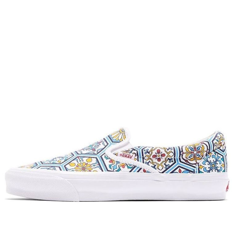 Vans KITH x Classic Slip-On 'Blue Moroccan Pattern' VN0A45JK2CM - 1