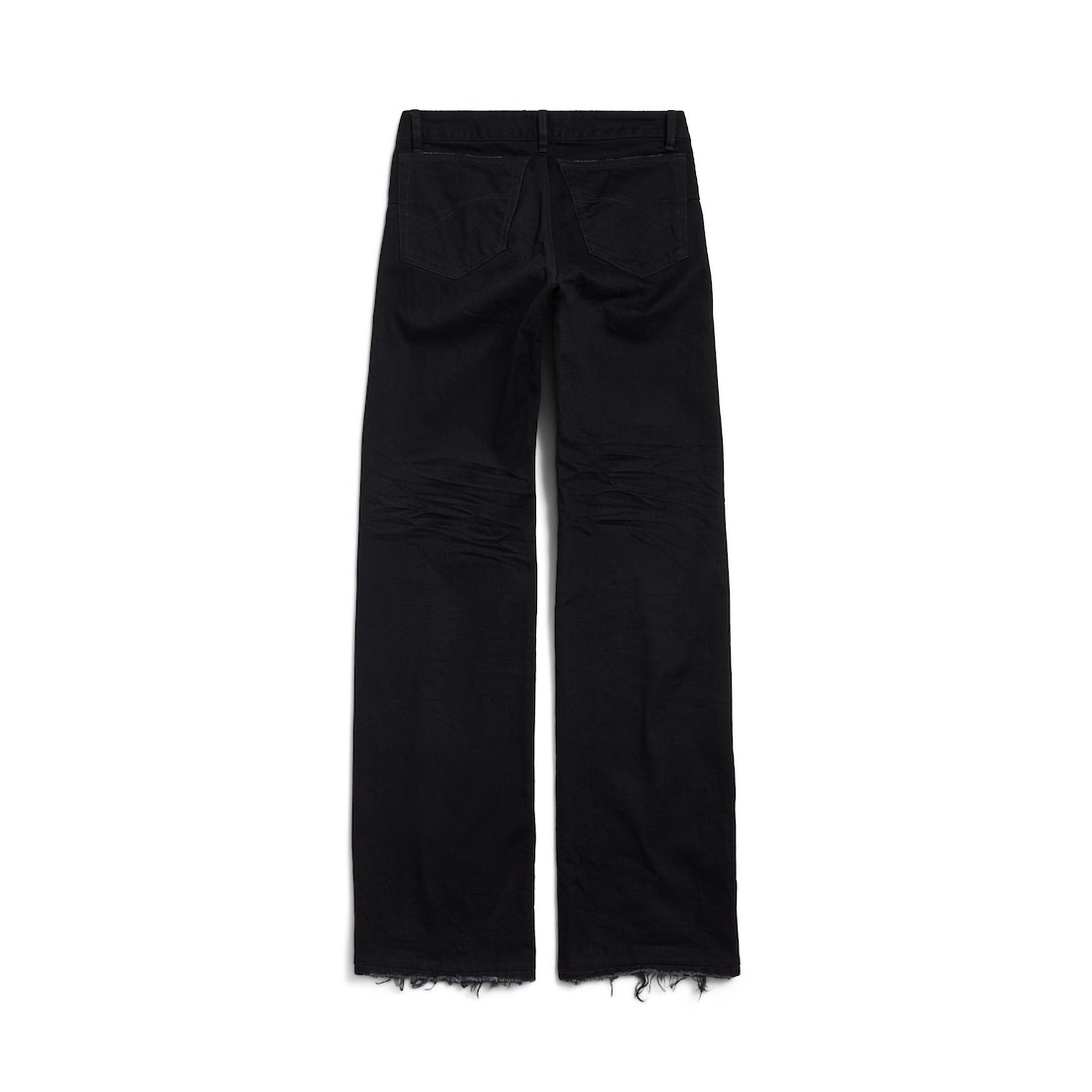 Women's Fitted Low-waist Pants in Black - 2