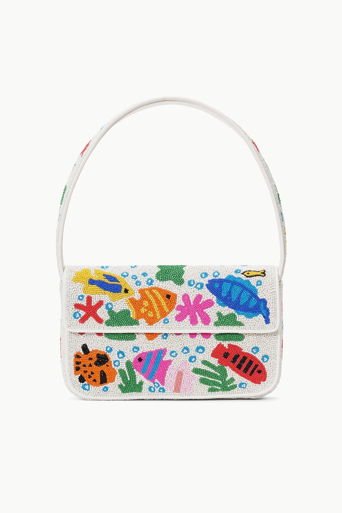 STAUD TOMMY BEADED BAG AQUARIUM - 1