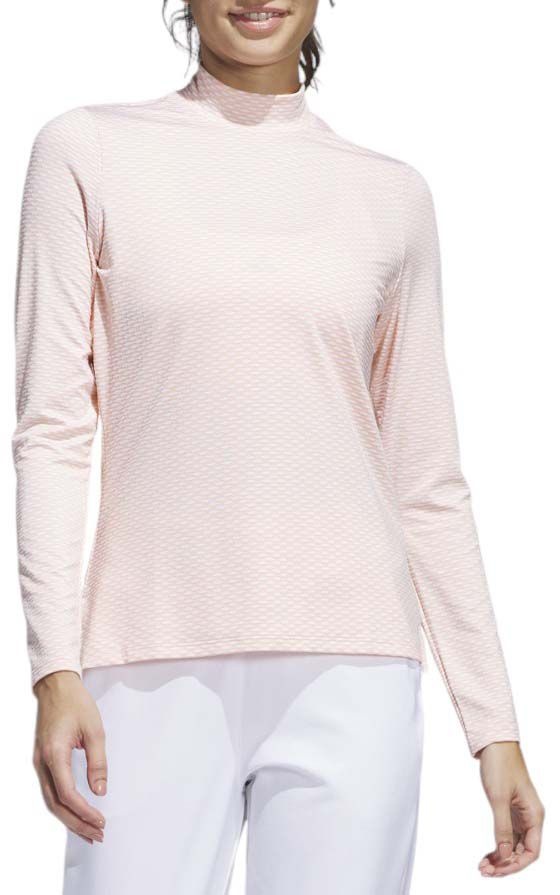 adidas Women's Beyond 2-Tone Mesh Long Sleeve Golf Shirt - 1