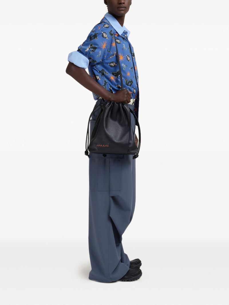 Marni leather shoulder bag outlook