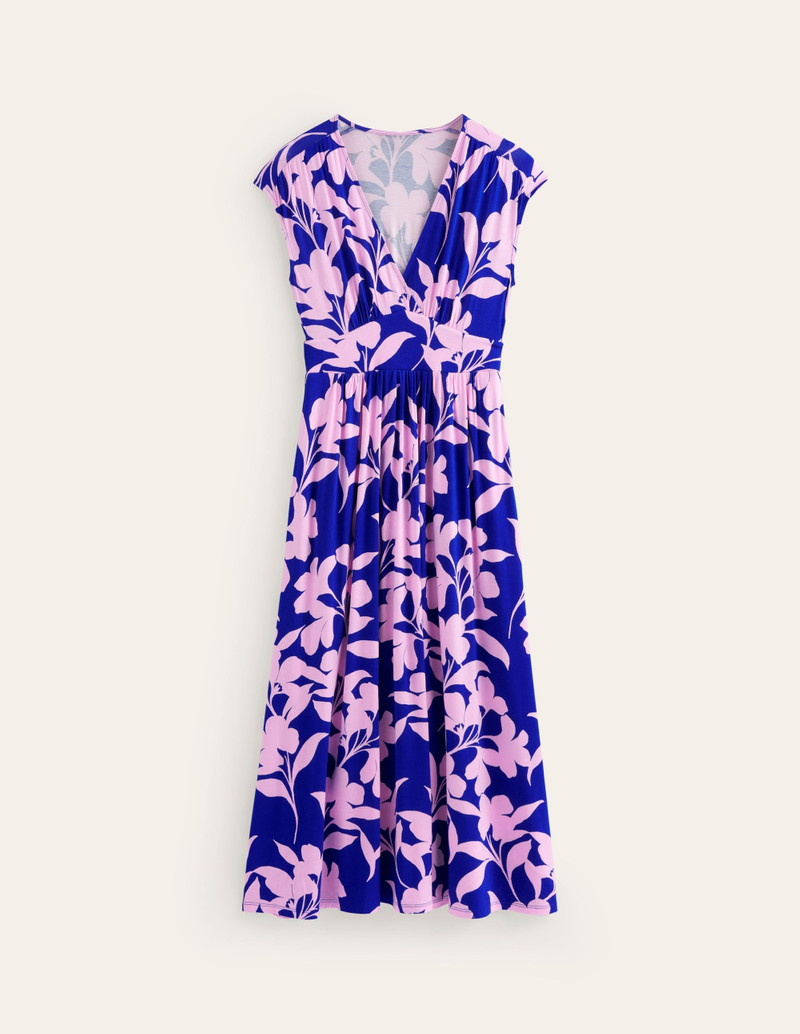 Vanessa Wrap Jersey Maxi Dress-Sweet Lilac, Silhouette Bloom 1