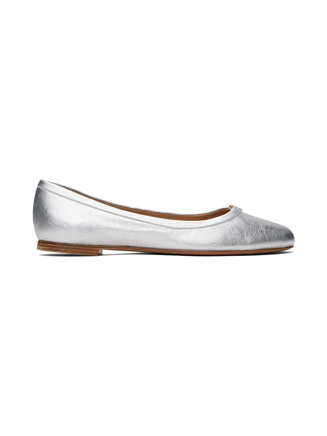Silver Marcie Ballerina Flats - 1