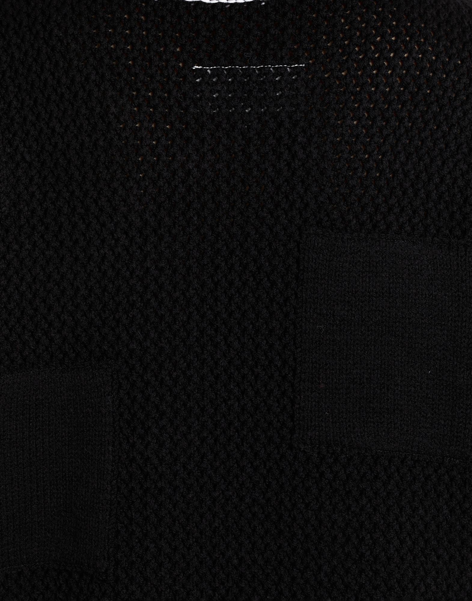 Patch knit sweater - 6