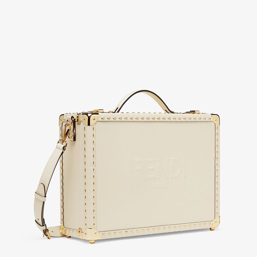 White leather suitcase - 2