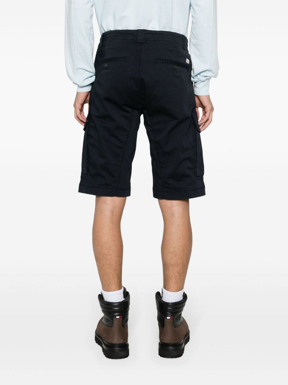 Cotton cargo shorts - 4