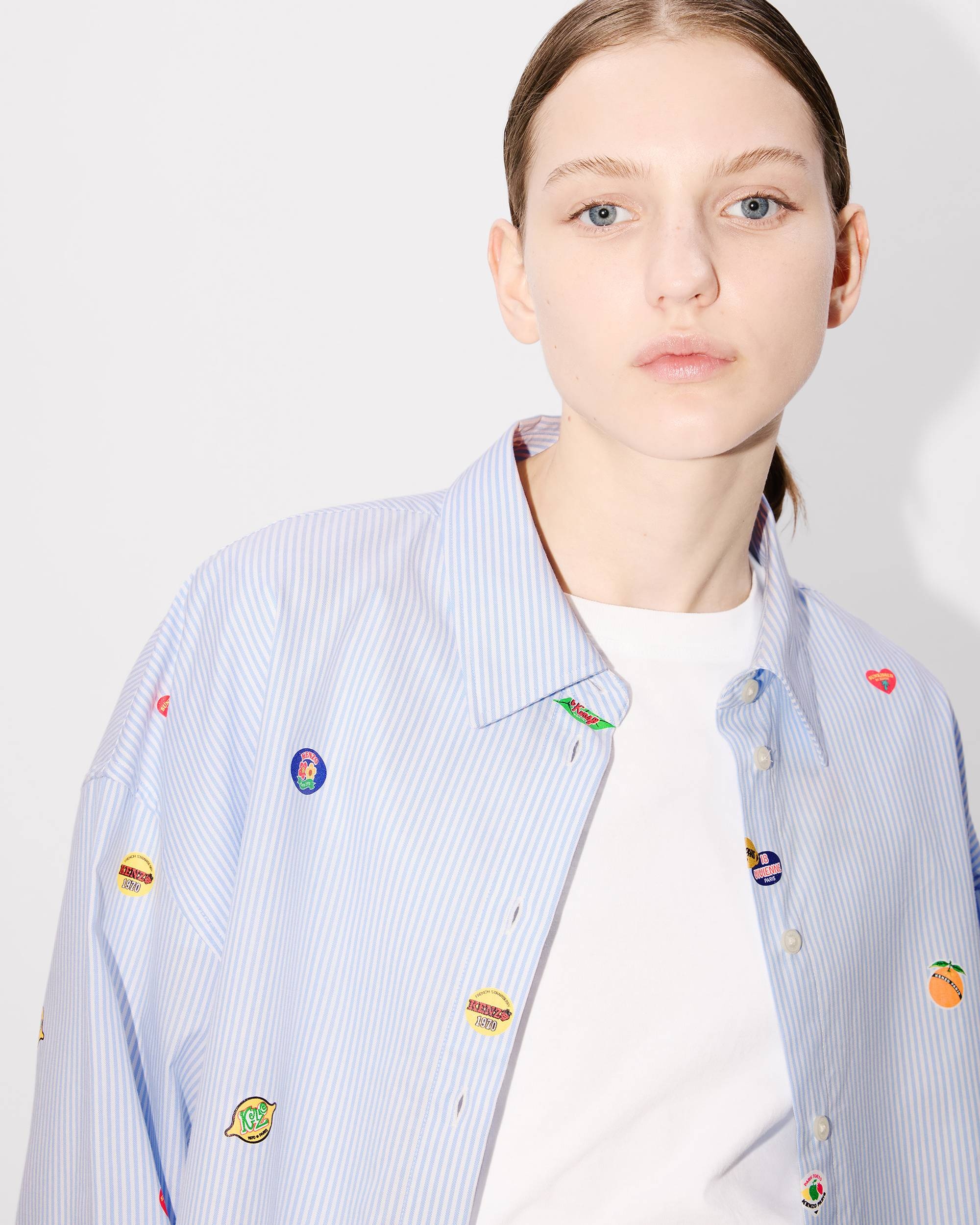 'KENZO Fruit Stickers' dropped shoulders shirt - 6