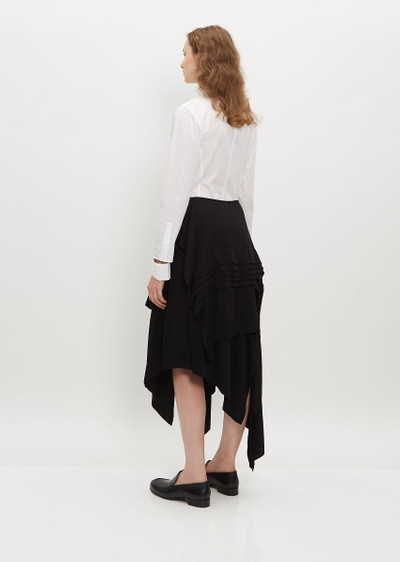 Yohji Yamamoto Horizontal Pintuck Skirt outlook