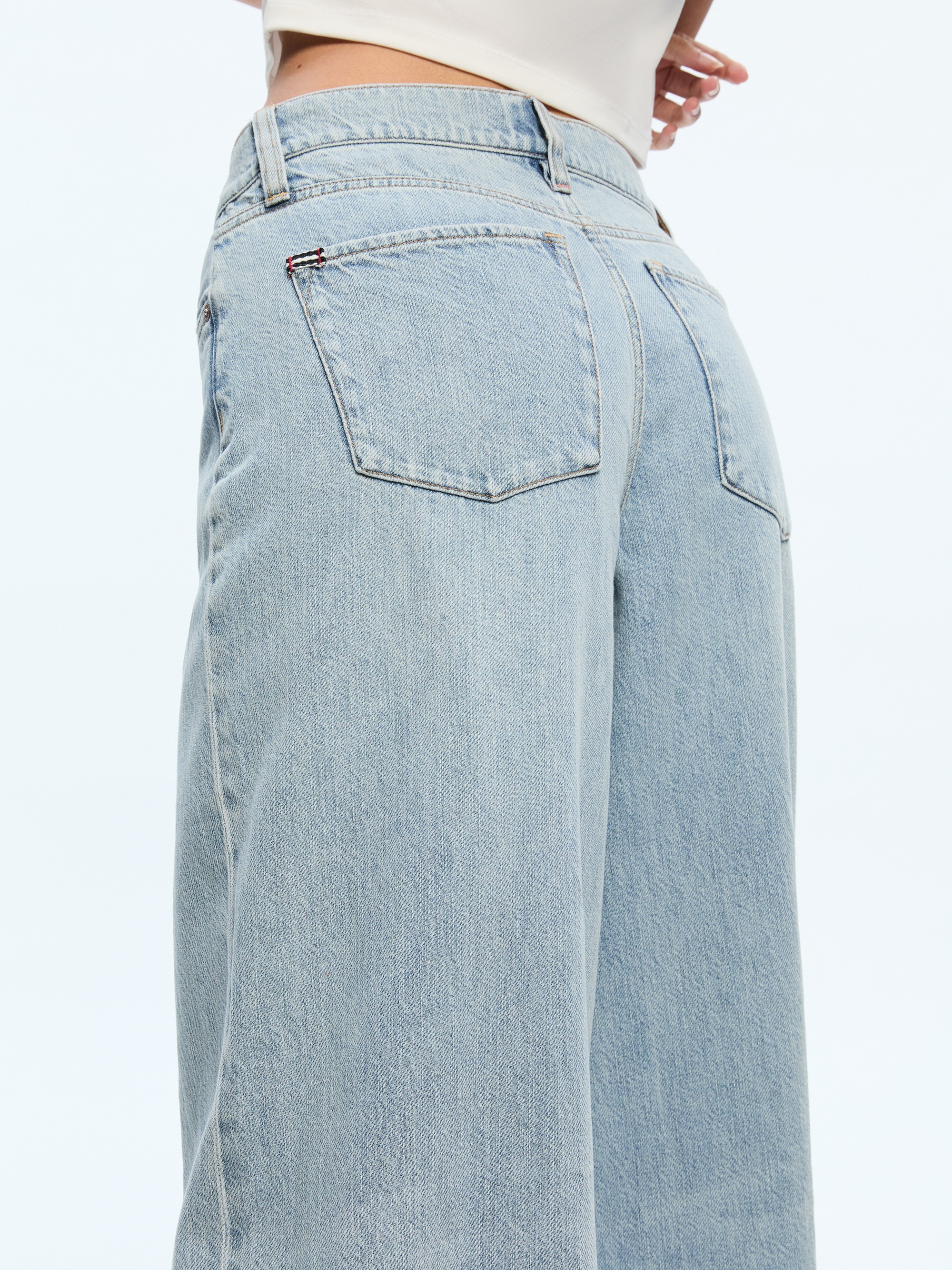 HARPER MID RISE SUPER BAGGY JEAN - 5