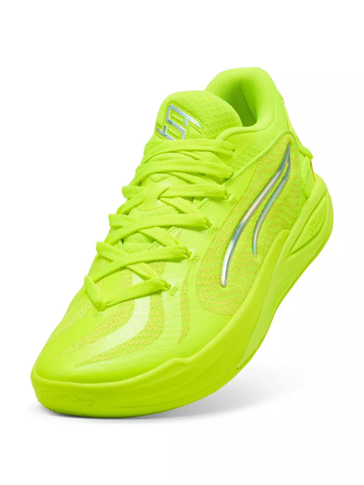 PUMA Stewie 4 Flawless "Lime Squeeze/Lime Sheen" Women's Basketball Shoe - 5