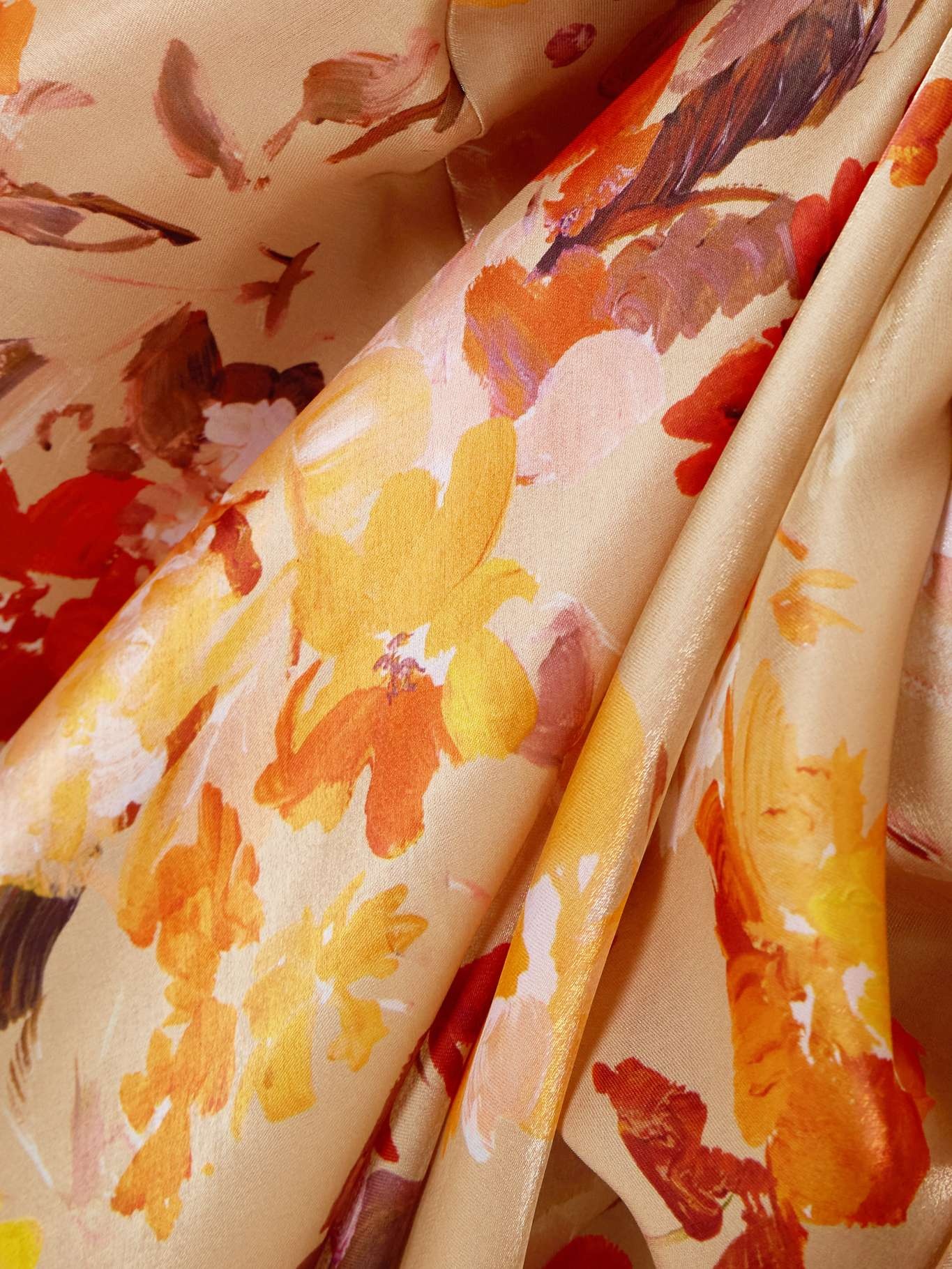 Transept floral-print satin maxi dress - 4