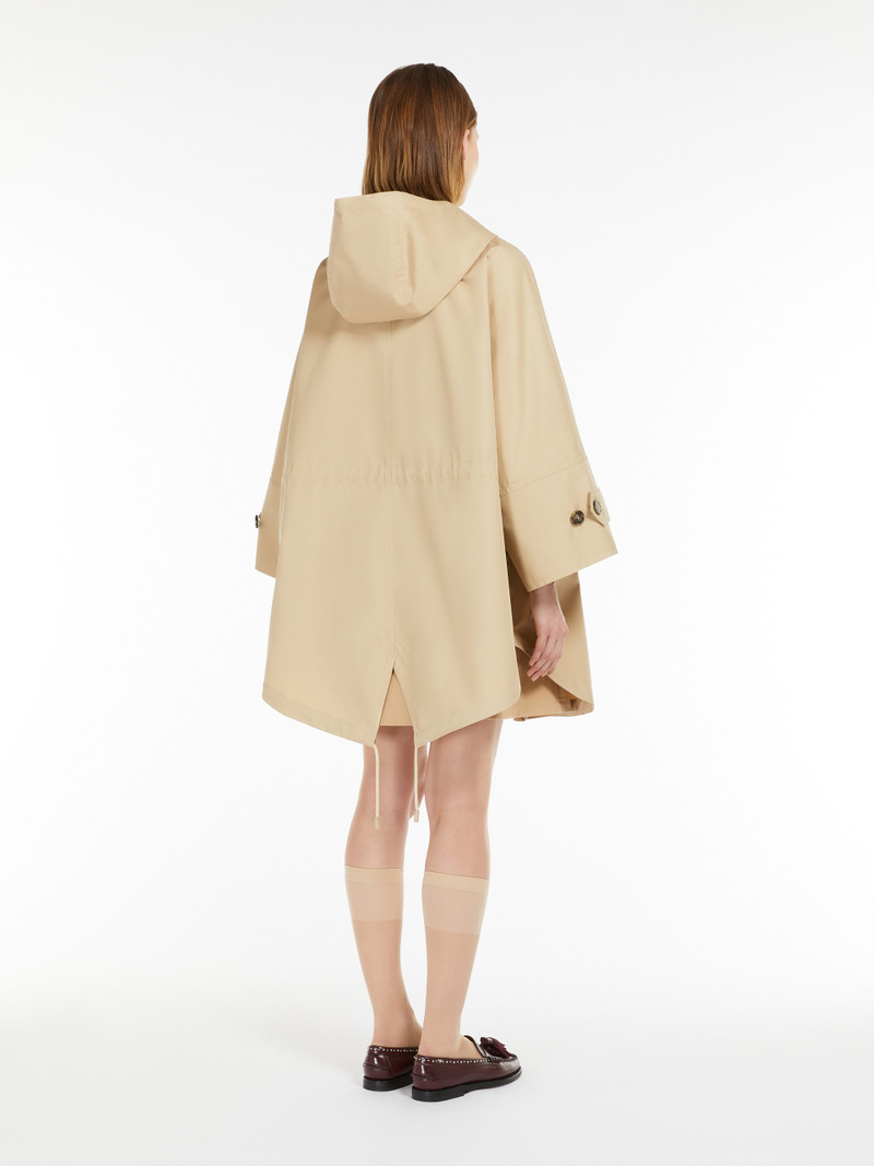 USA Water-repellent cotton gabardine cape 4