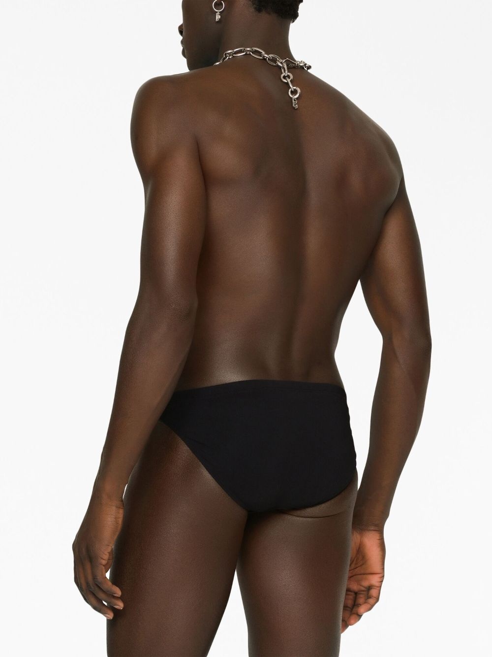 logo-plaque swim trunks - 5