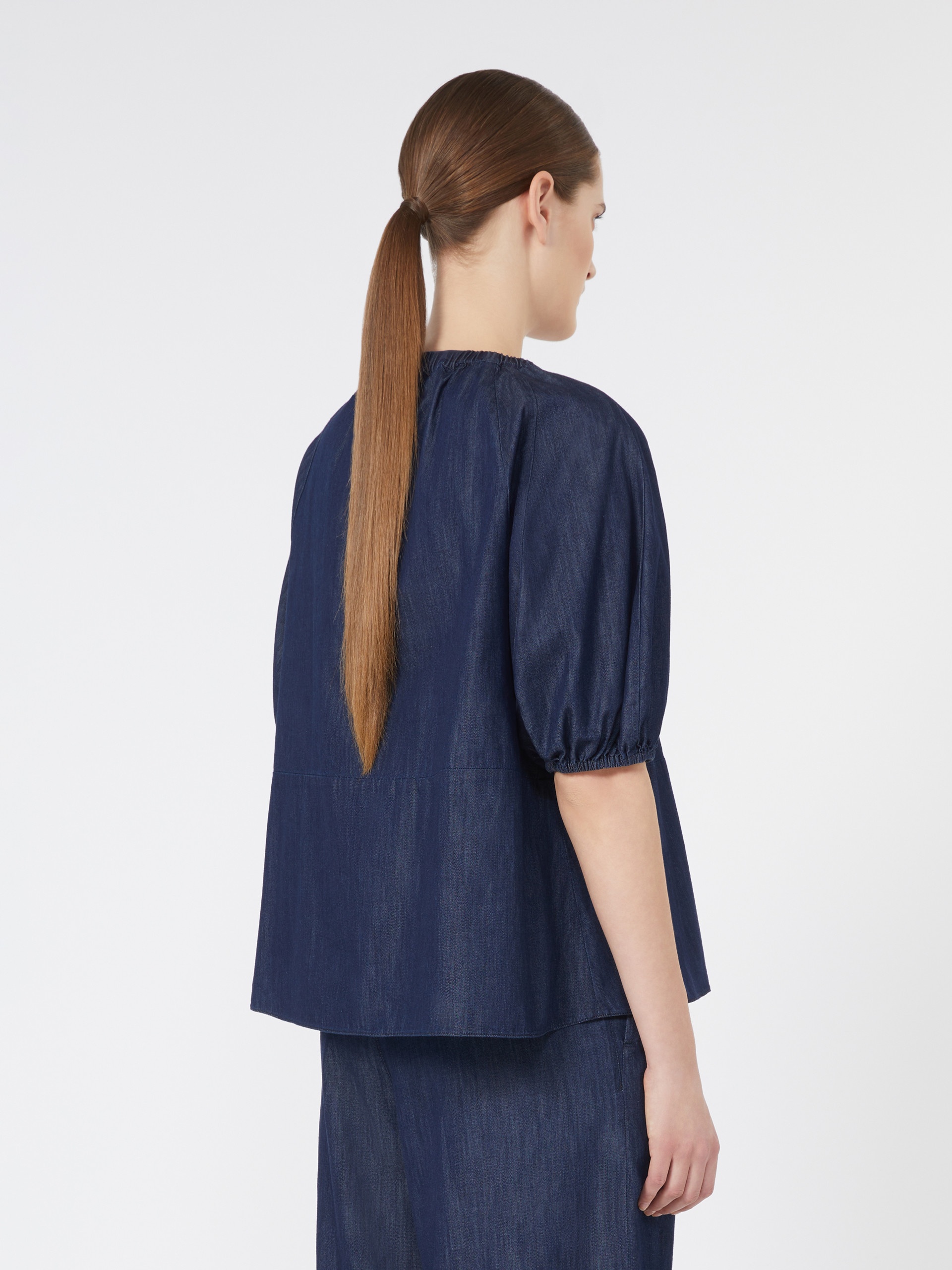 TALIA Lightweight denim blouse - 4