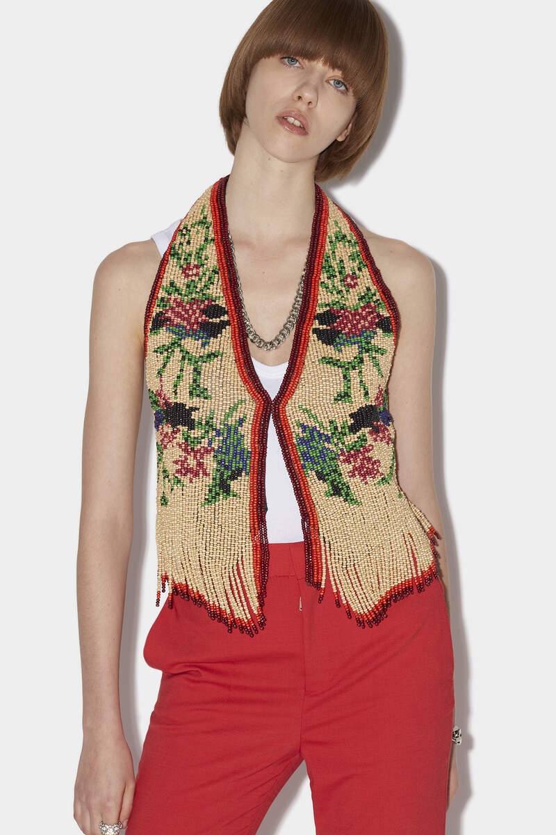 RETRO FRINGE VEST - 1