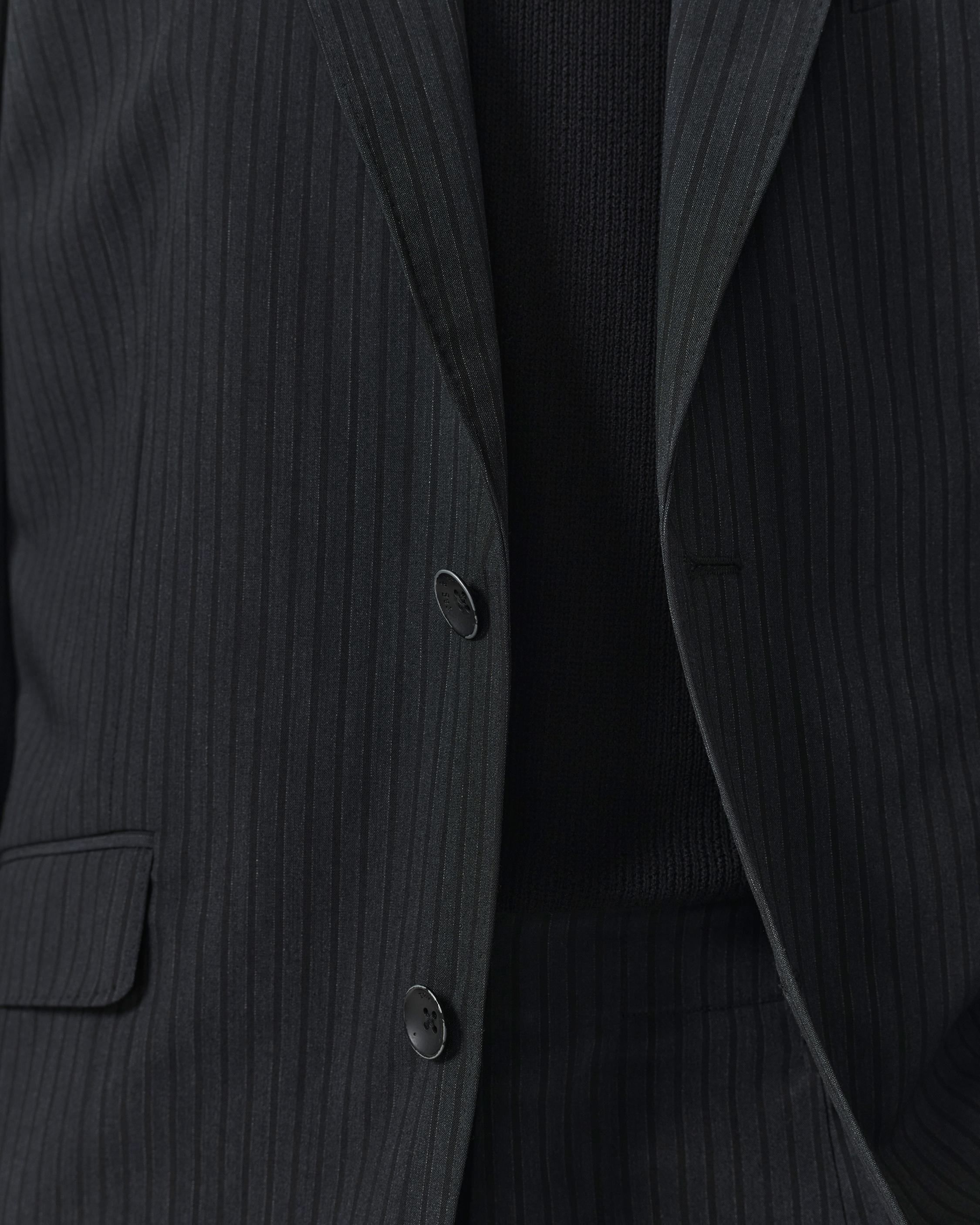 Butler Pinstripe Italian Virgin Wool-Blend Blazer - 6