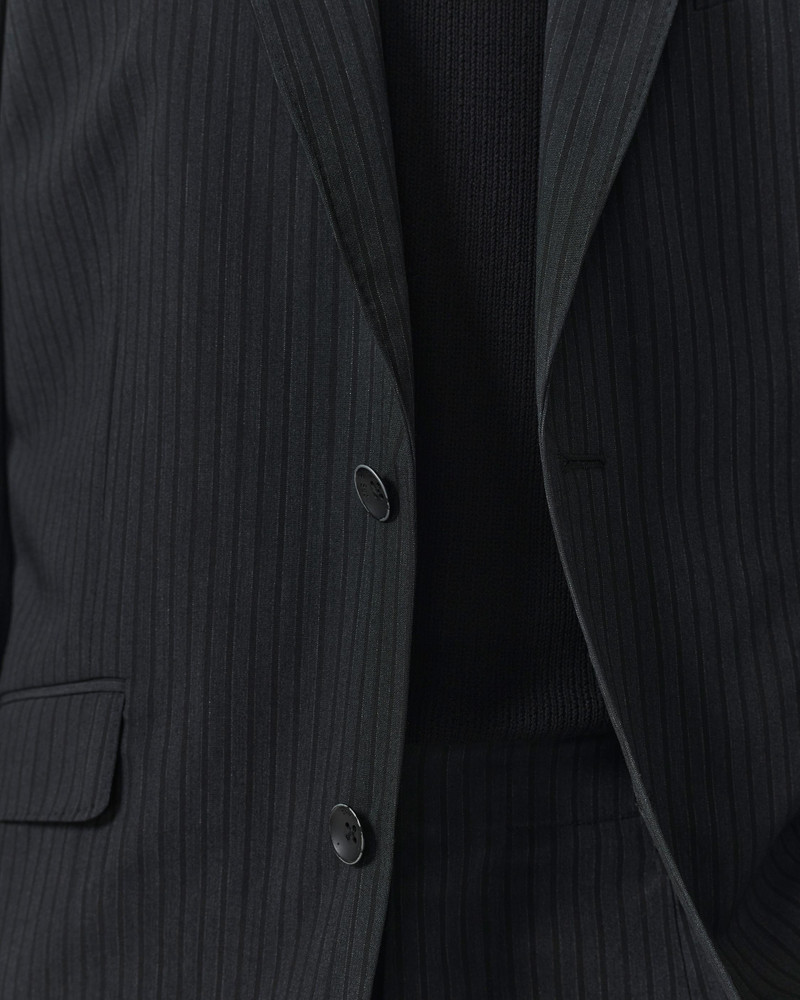 Butler Pinstripe Italian Virgin Wool-Blend Blazer 6