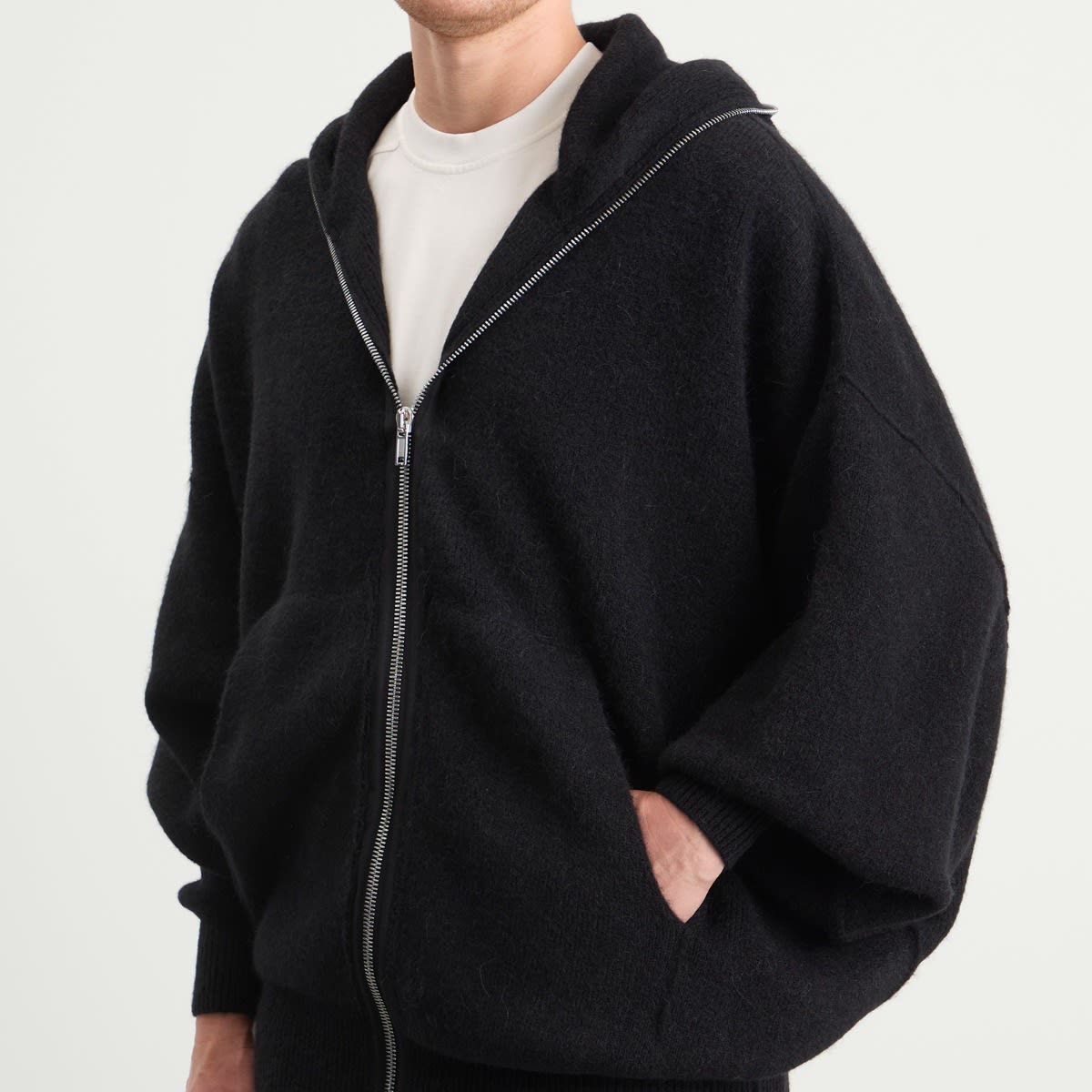 Rick Owens Alpaca Gimp Hoodie - 5