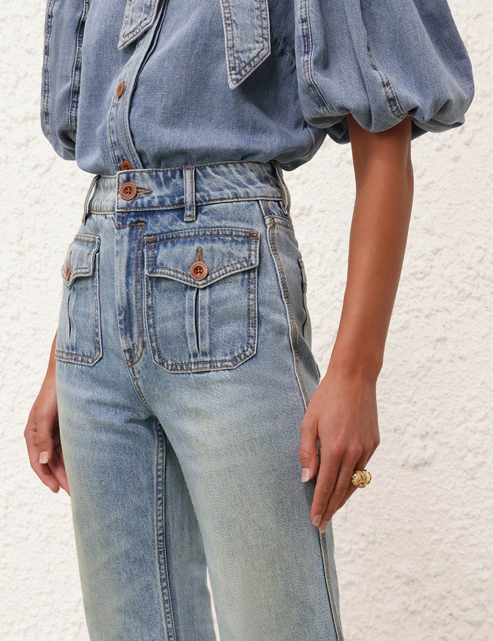 CROPPED FLARE JEAN - 5