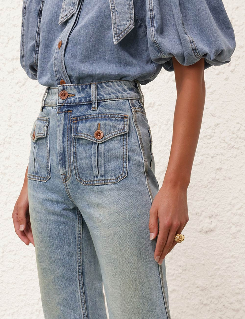 CROPPED FLARE JEAN 5