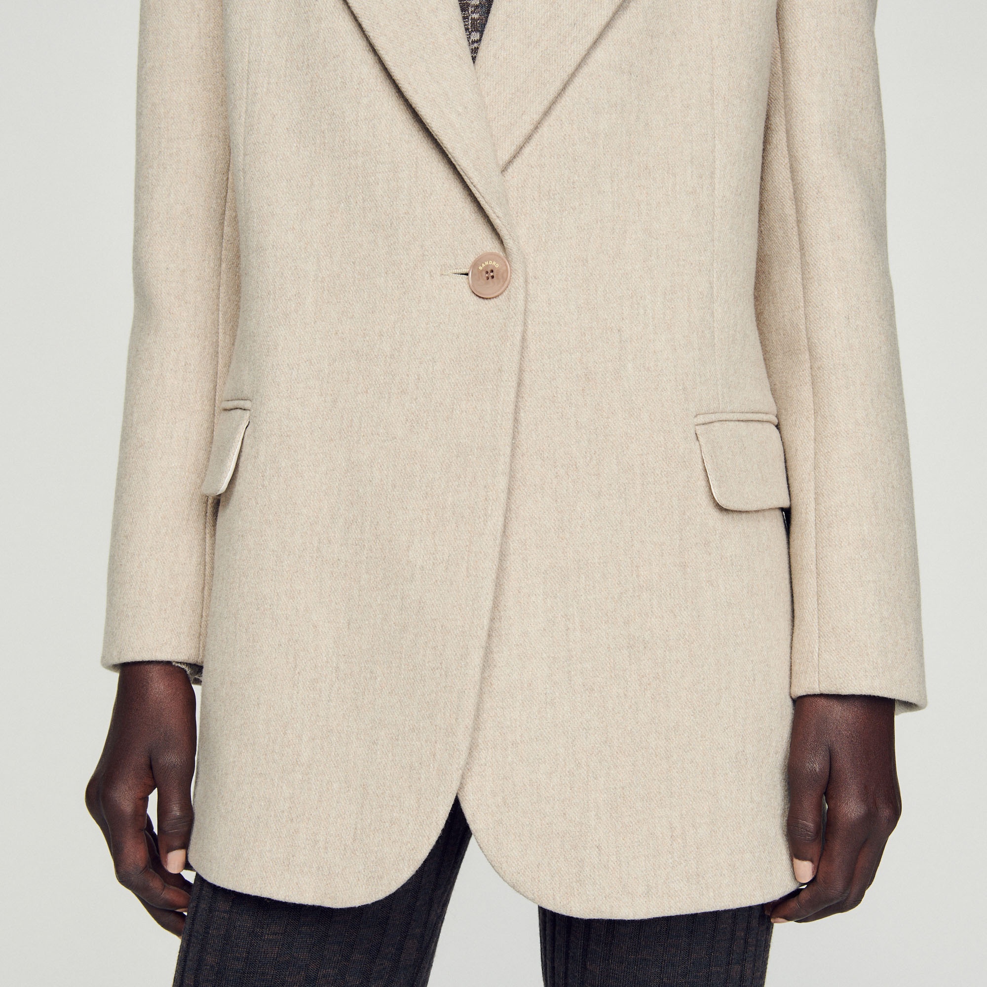 Wool tailored jacket - 4