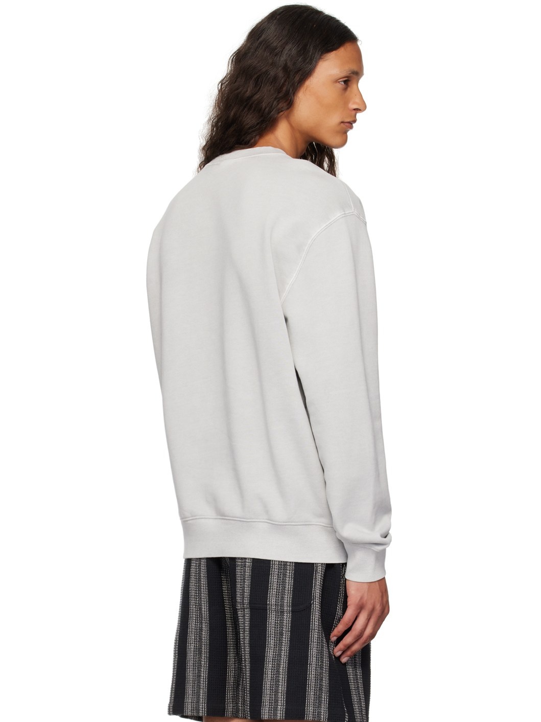 Gray Duster Script Sweatshirt - 3