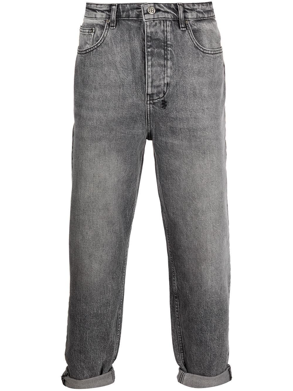 cropped tapered jeans - 1