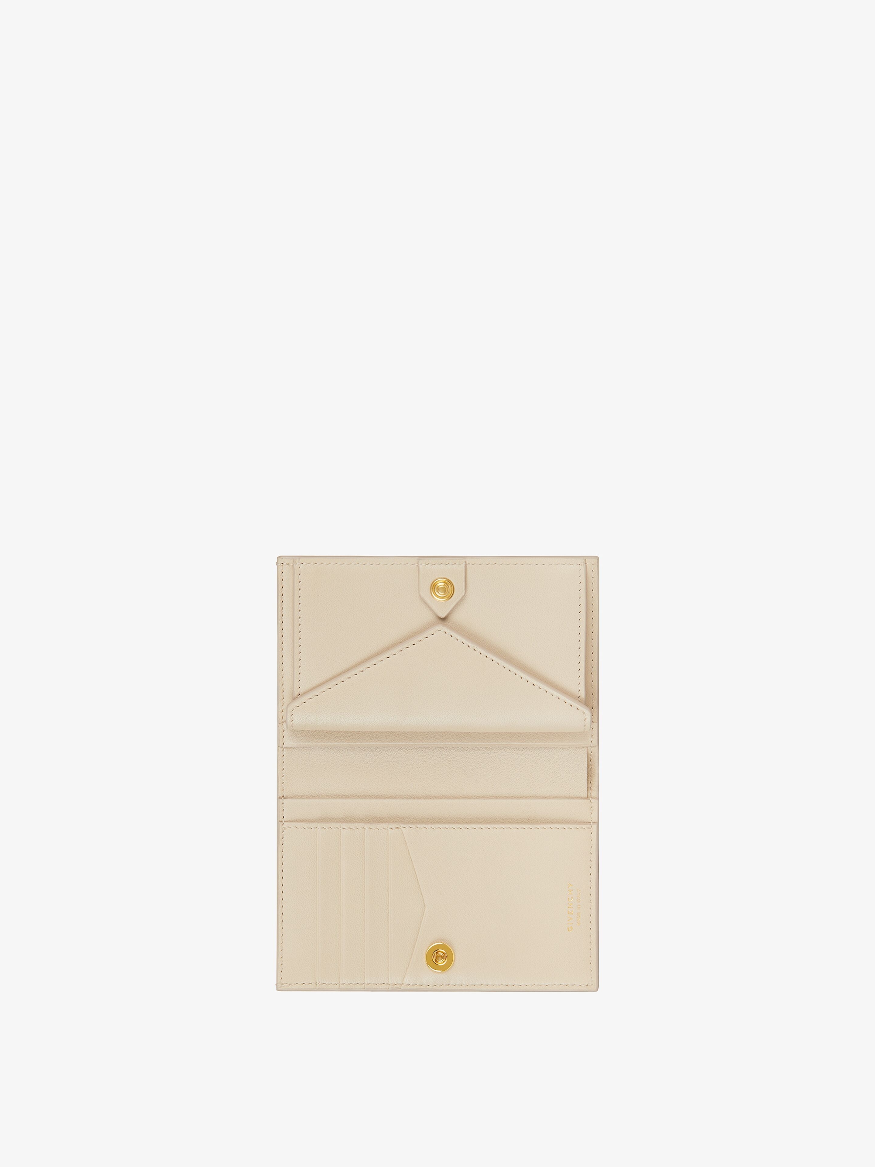 ANTIGONA BIFOLD WALLET IN BOX LEATHER - 4
