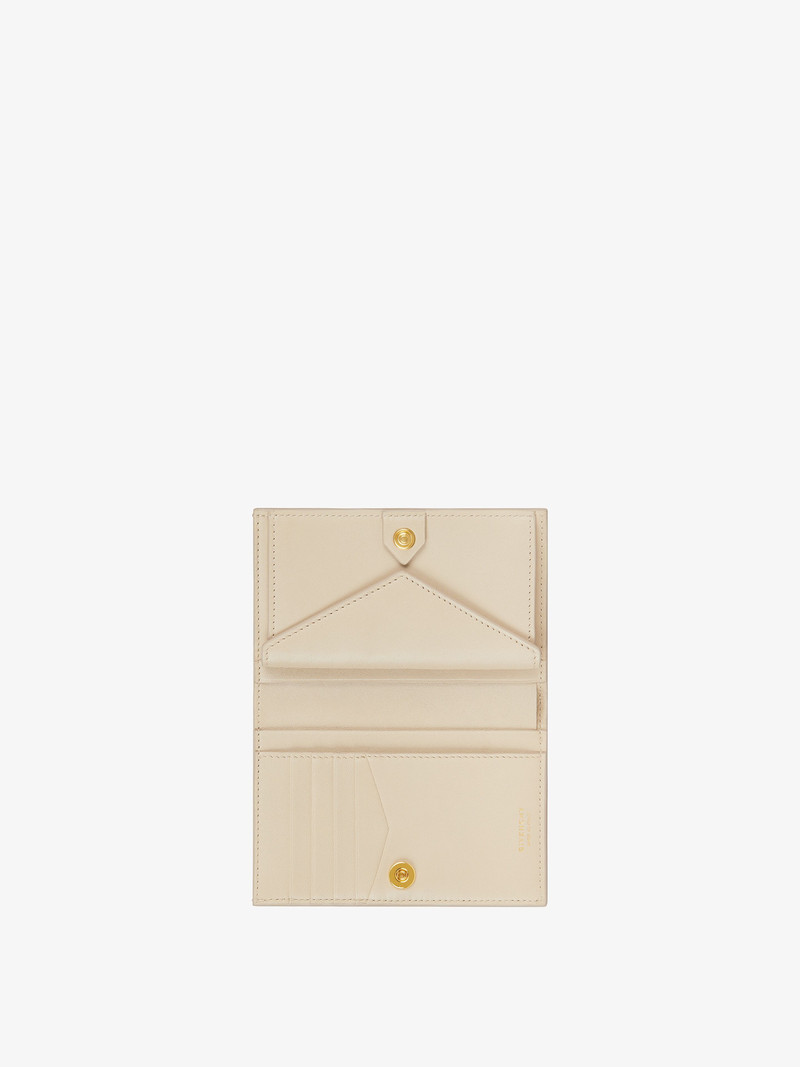 ANTIGONA BIFOLD WALLET IN BOX LEATHER 4