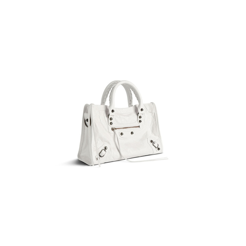 BALENCIAGA Women's Le City Small Bag in White outlook