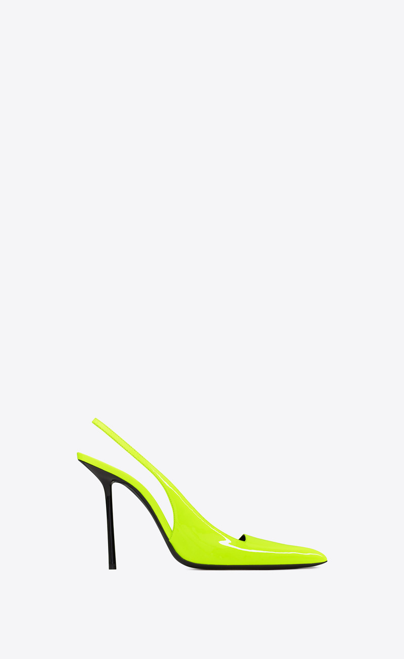 kiss slingback pumps in patent leather - 1