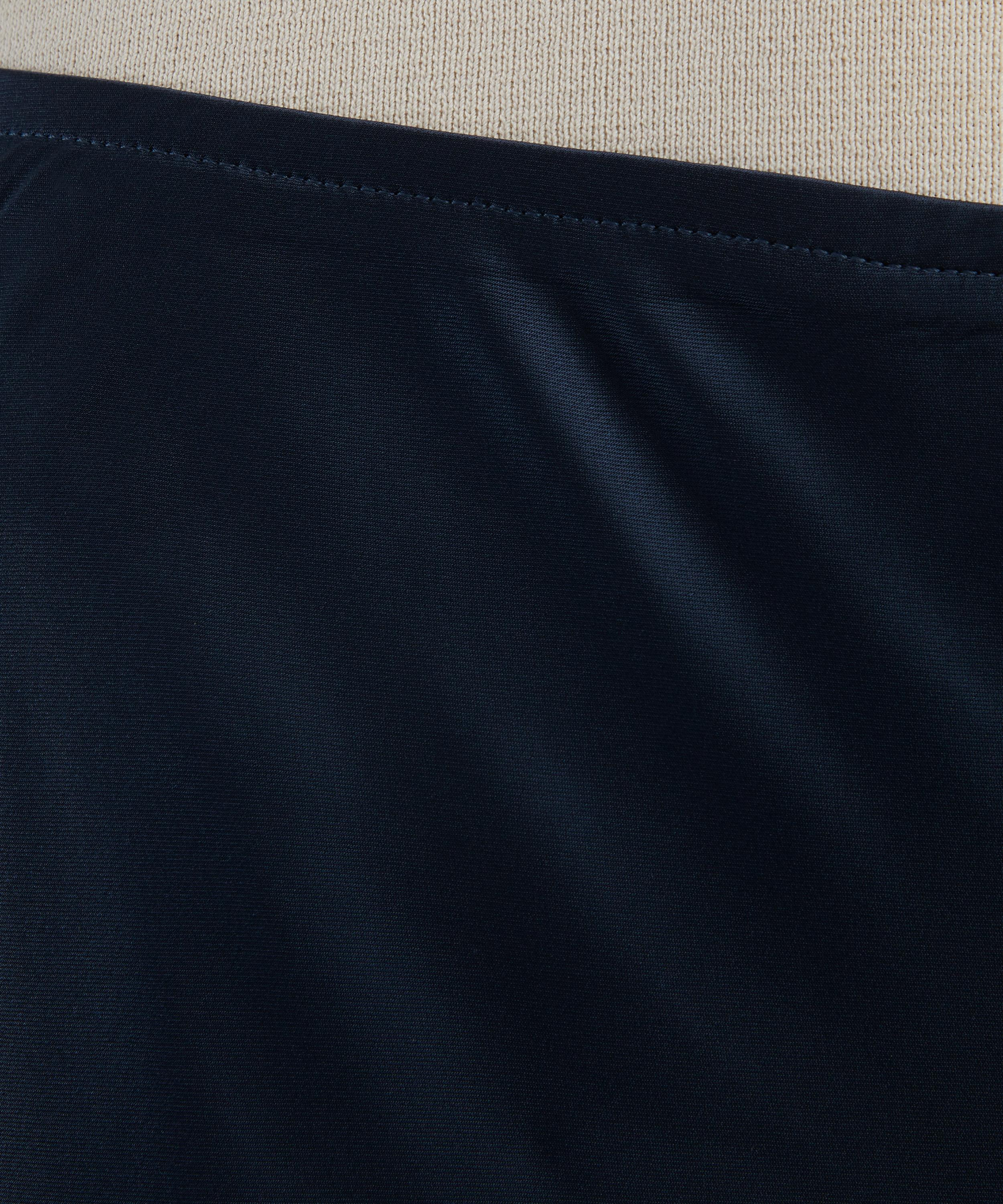 Gale Midnight Satin Mis-Rise Bias Trousers - 5