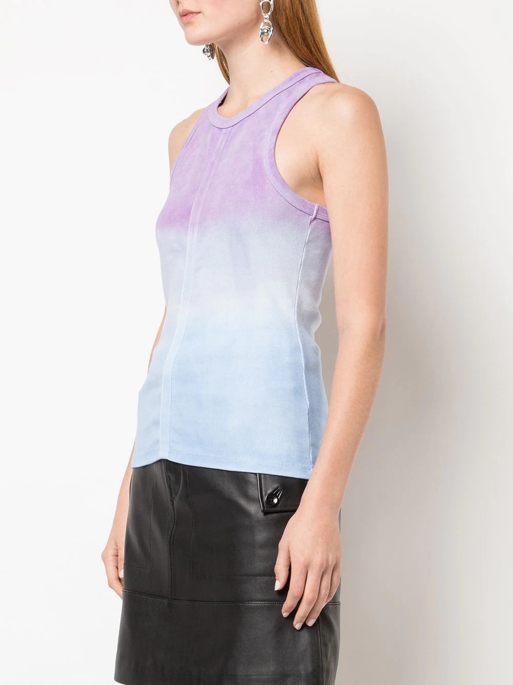 tie dye ombré tank top - 3