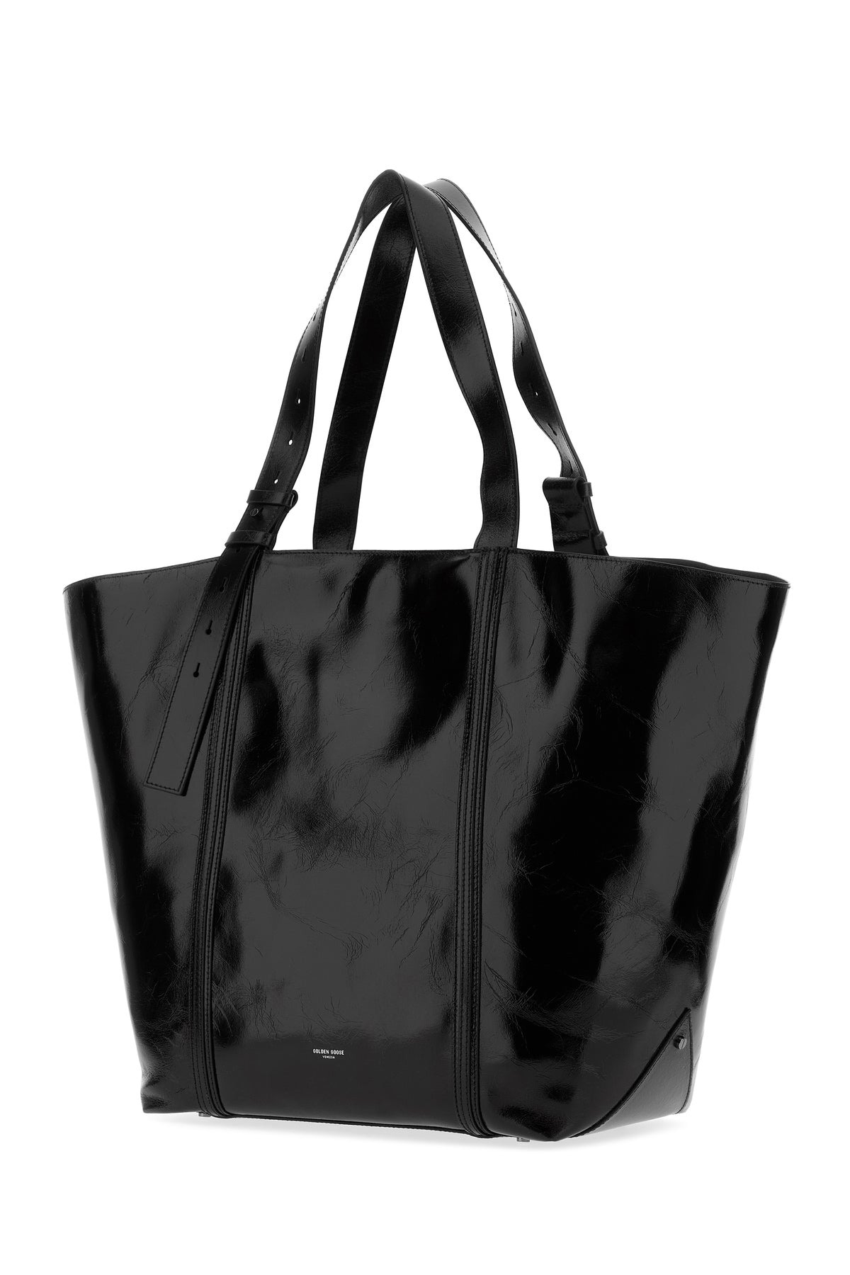 Black leather 24.7 shopping bag - 2
