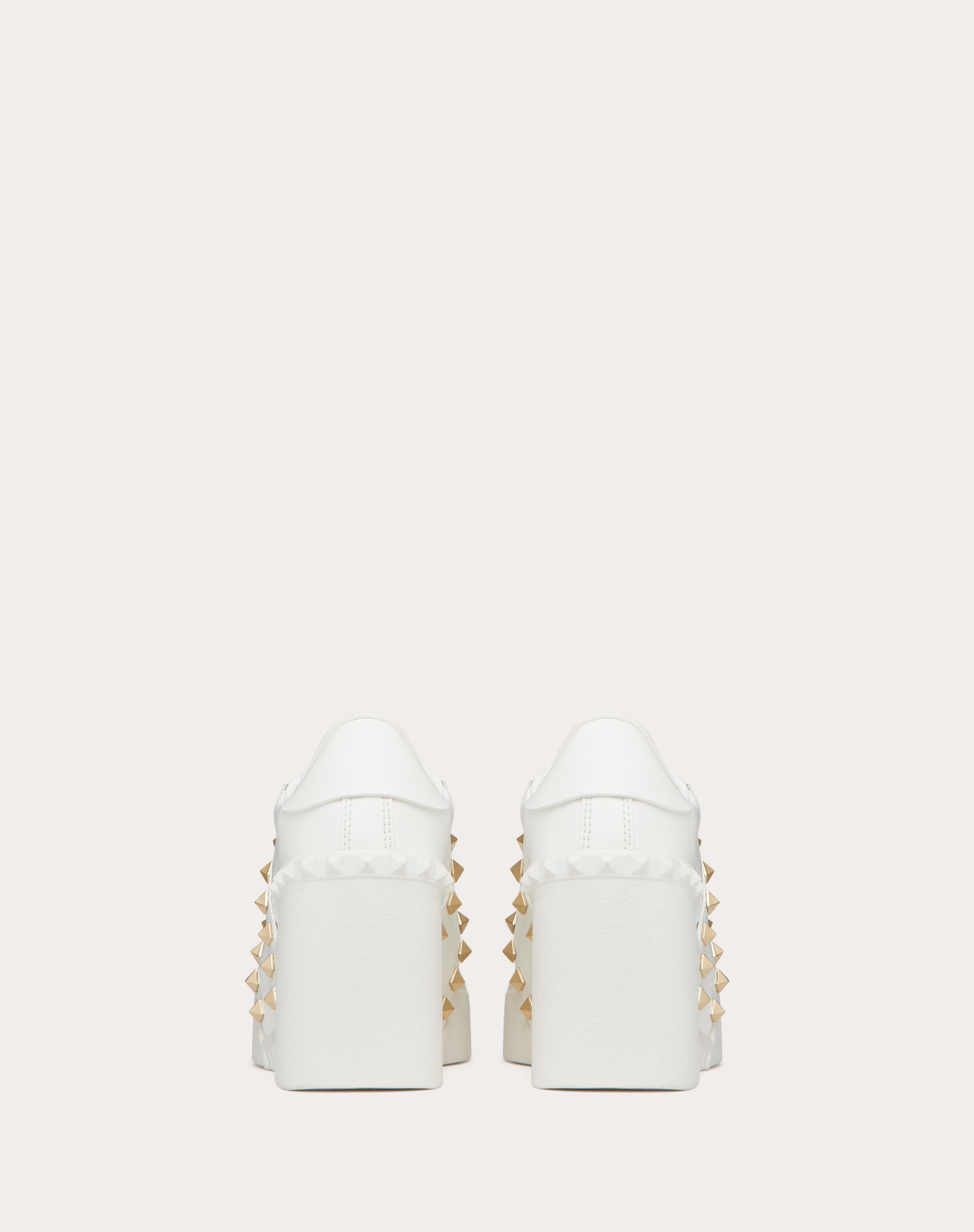 OPEN DISCO WEDGE SNEAKER IN CALFSKIN 85 MM - 3