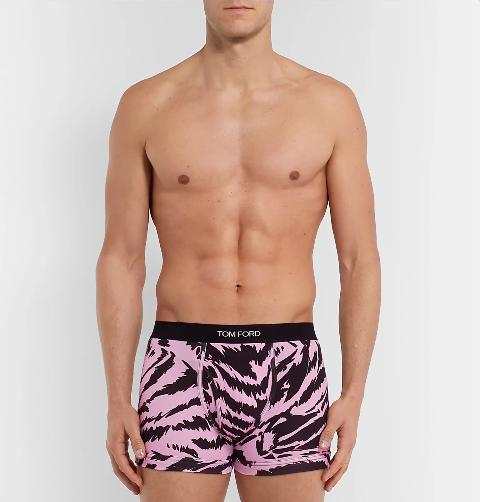 Zebra-Print Stretch-Cotton Jersey Boxer Briefs - 2