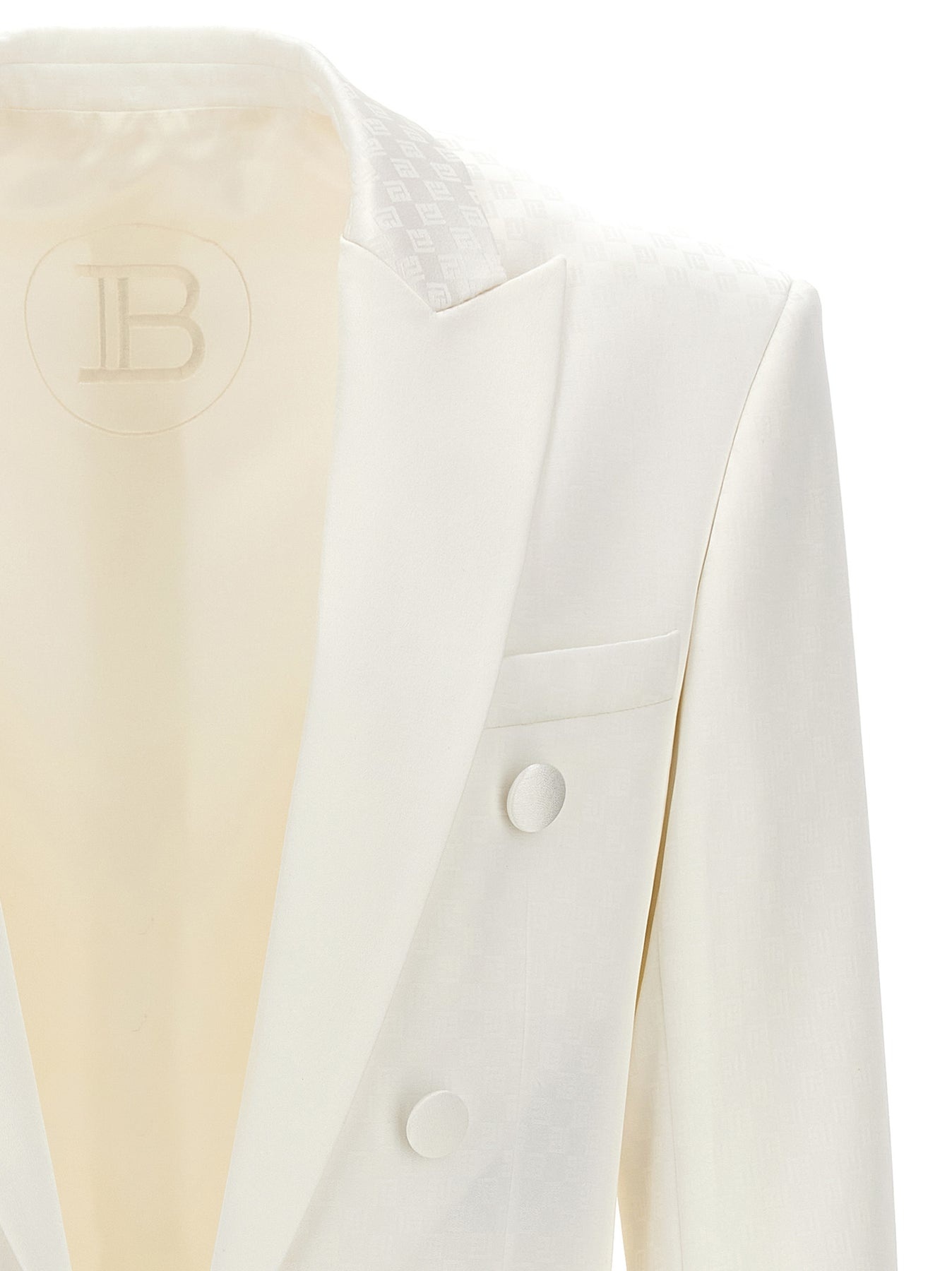 Monogramma Blazer White - 3