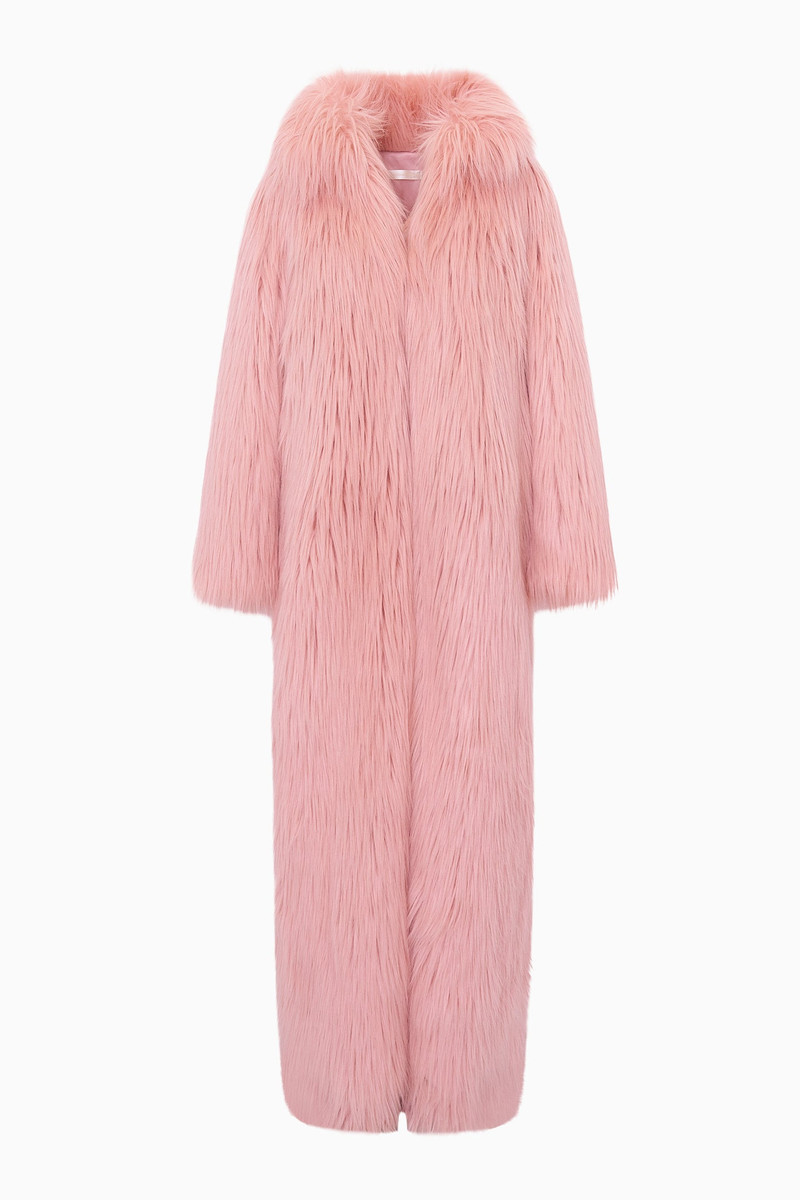 Valia Long Faux Fur Coat 1
