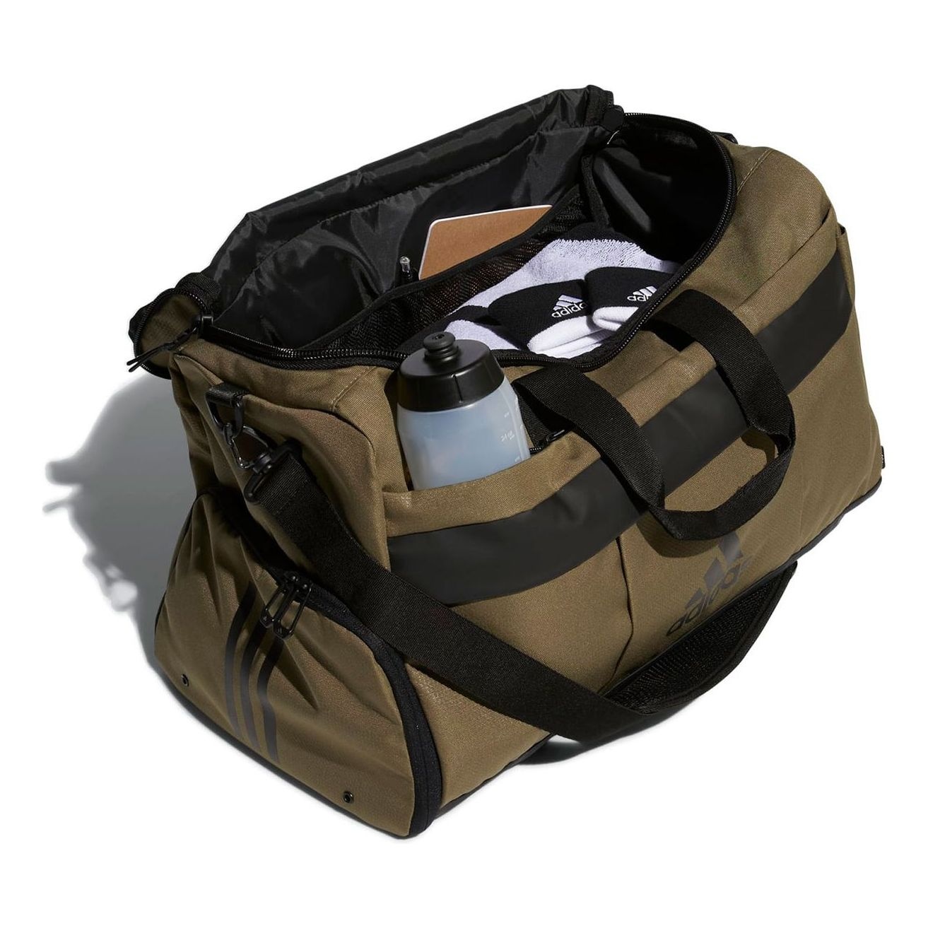 adidas Duffel Bag 'Green Black' HS4452 - 4