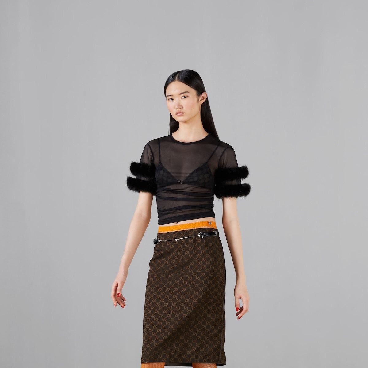 Gucci Retro Square G Jersey Top - 3