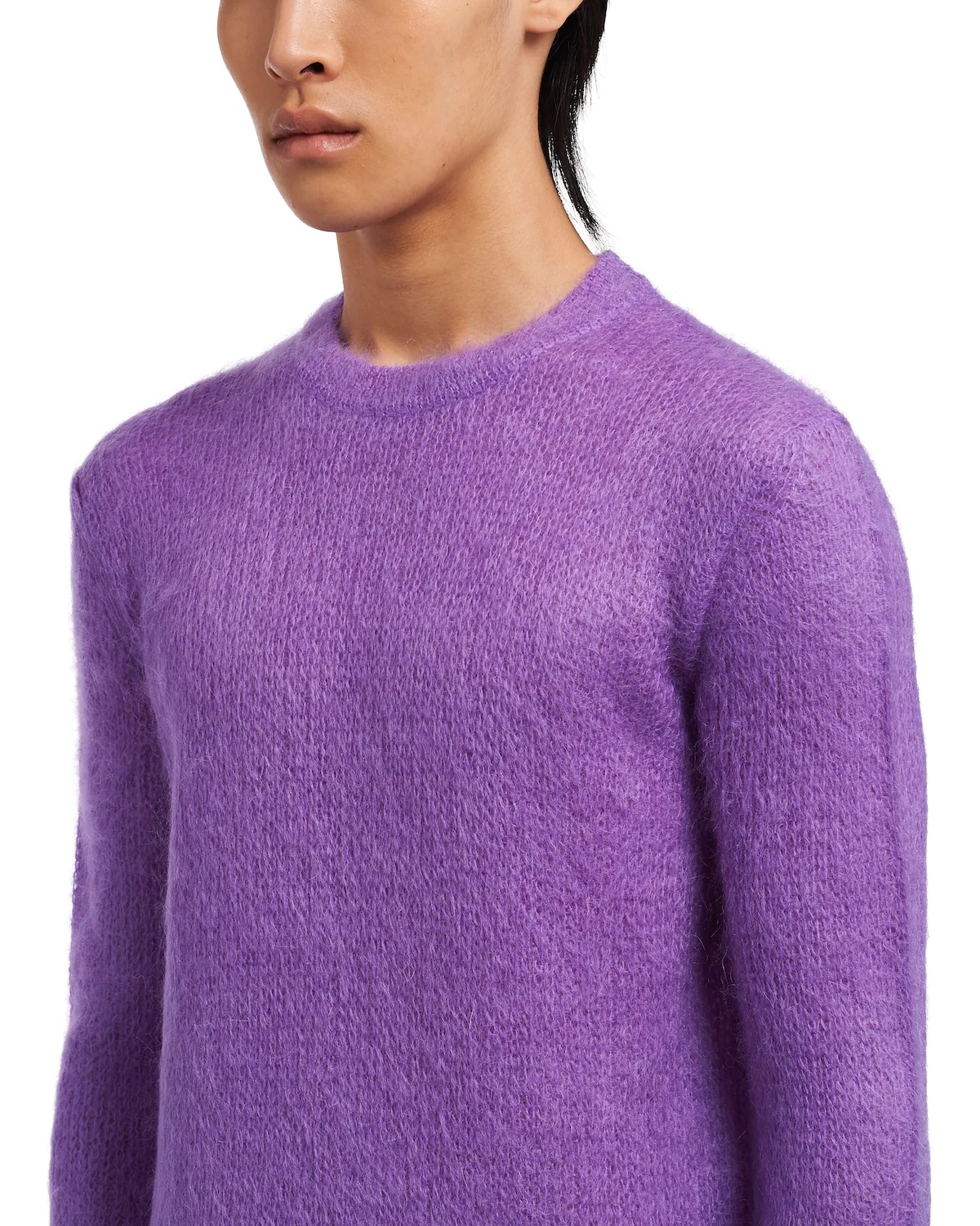 Mohair crew-neck sweater - 5