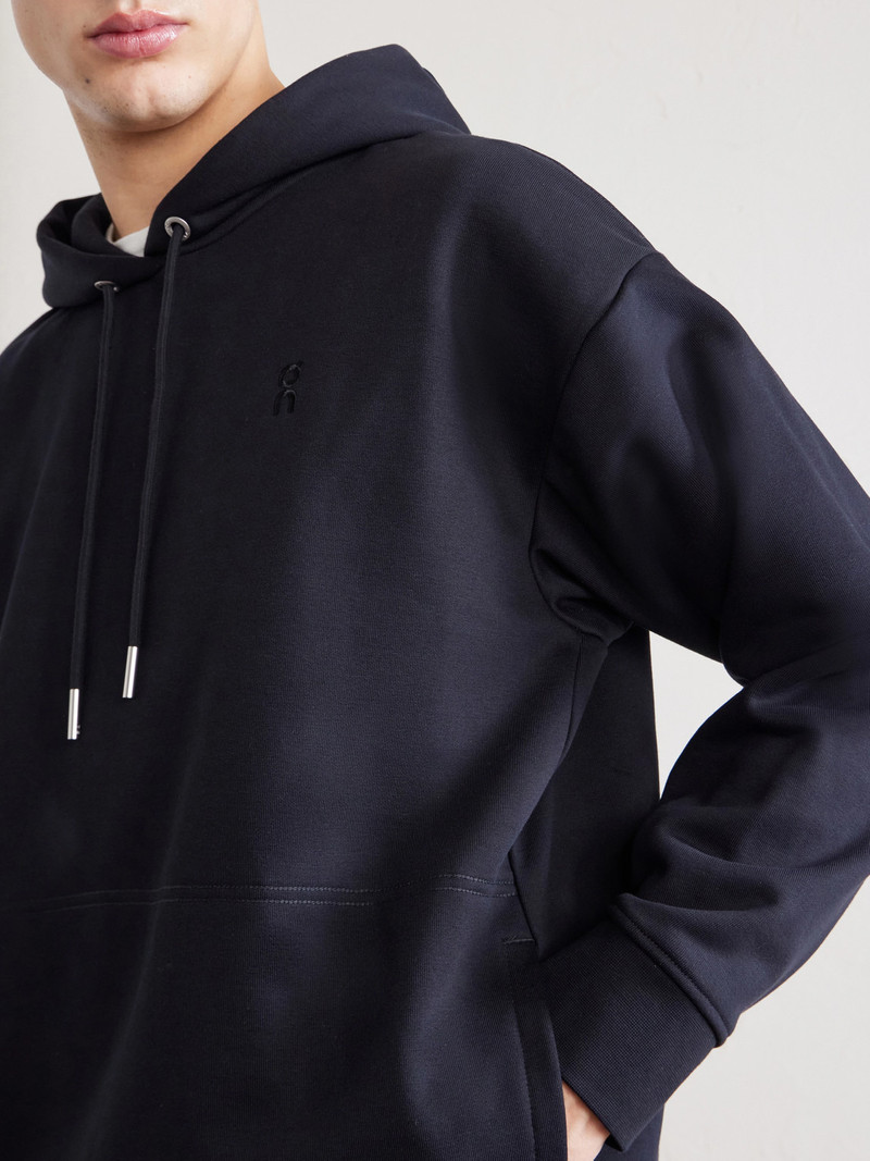 Club Collective Logo-Embroidered Organic Cotton-Blend Hoodie 5