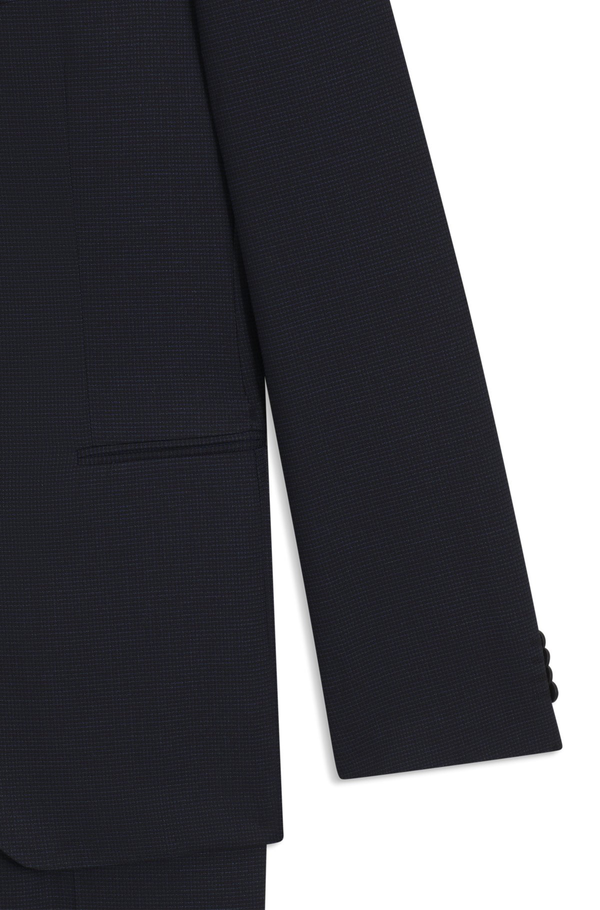 EXTRA-SLIM-FIT SUIT IN A MICRO-PATTERN WOOL BLEND - 9