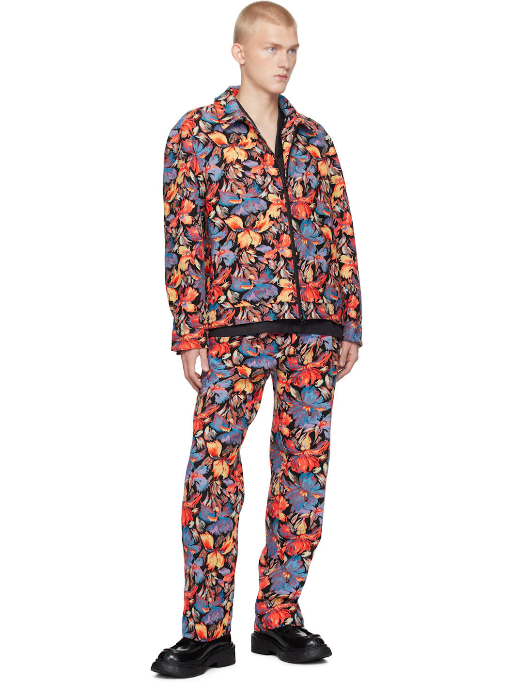 Orange Ula Trousers - 4
