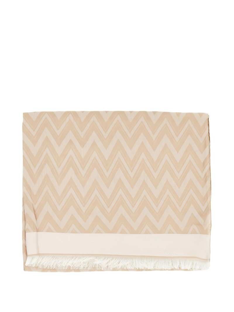 chevron-pattern scarf 1