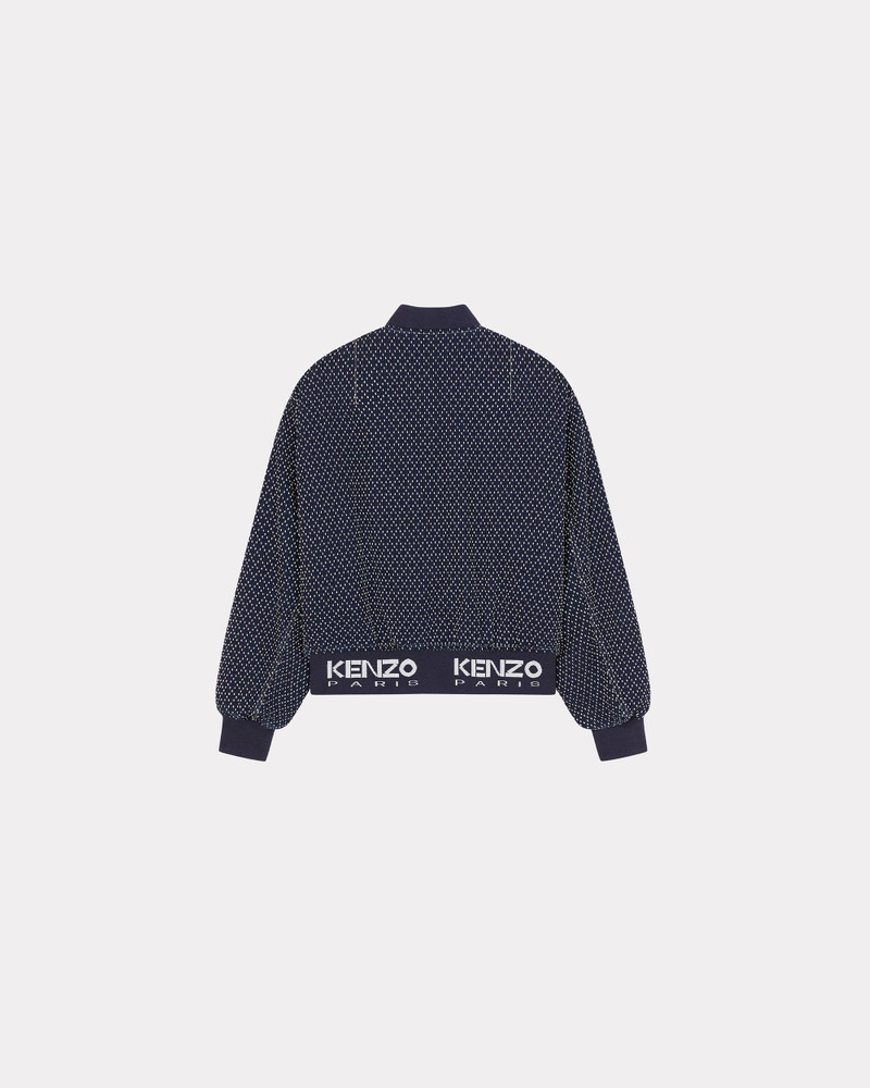 KENZO 'KENZO Sashiko Stitch' denim bomber jacket outlook