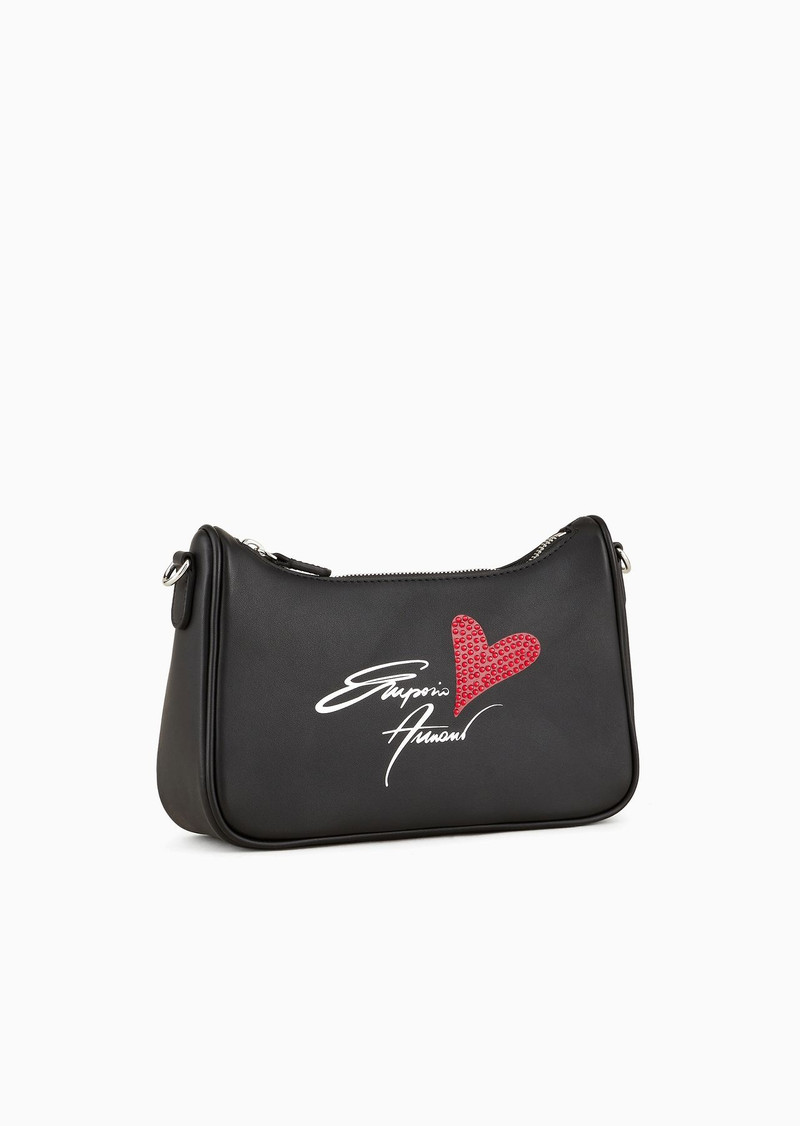 EMPORIO ARMANI Shoulder bag with Valentine’s Day logo outlook